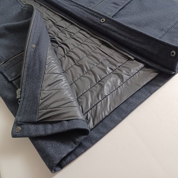 Calvin Klein Wool Blend Detachable Hood Coat - Picture 6 of 16